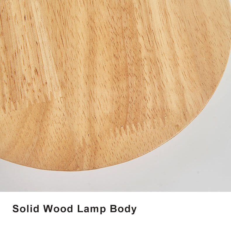 Moderne LED-Wandleuchte aus Holz – Minimalistisches Design – Für Wohnzimmer, Schlafzimmer und Arbeitszimmer