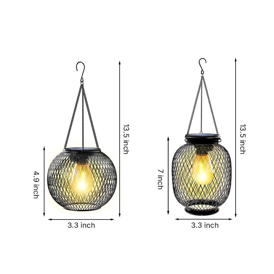 Solarleuchte für Außen – Rund oder Oval mit warmweißem LED-Licht