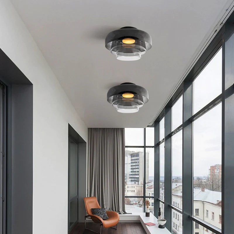 Moderne Design-Deckenleuchte aus Glas – stilvoller Akzent für jedes Interieur