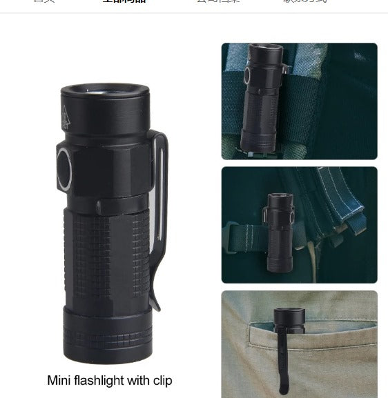 Wiederaufladbare LED-Taschenlampe – Stark, Kompakt und Zuverlässig