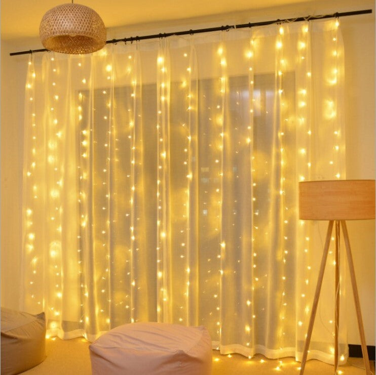 LED-Lichterkette – Warme Stimmungsbeleuchtung mit 8 Lichtmodi