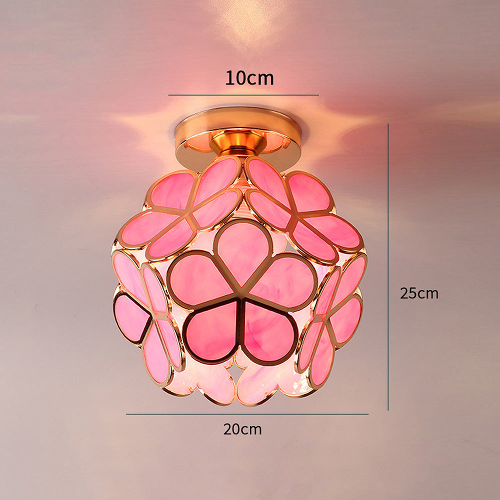 Flora – Auffällige Blumen-Deckenleuchte mit elegantem Design