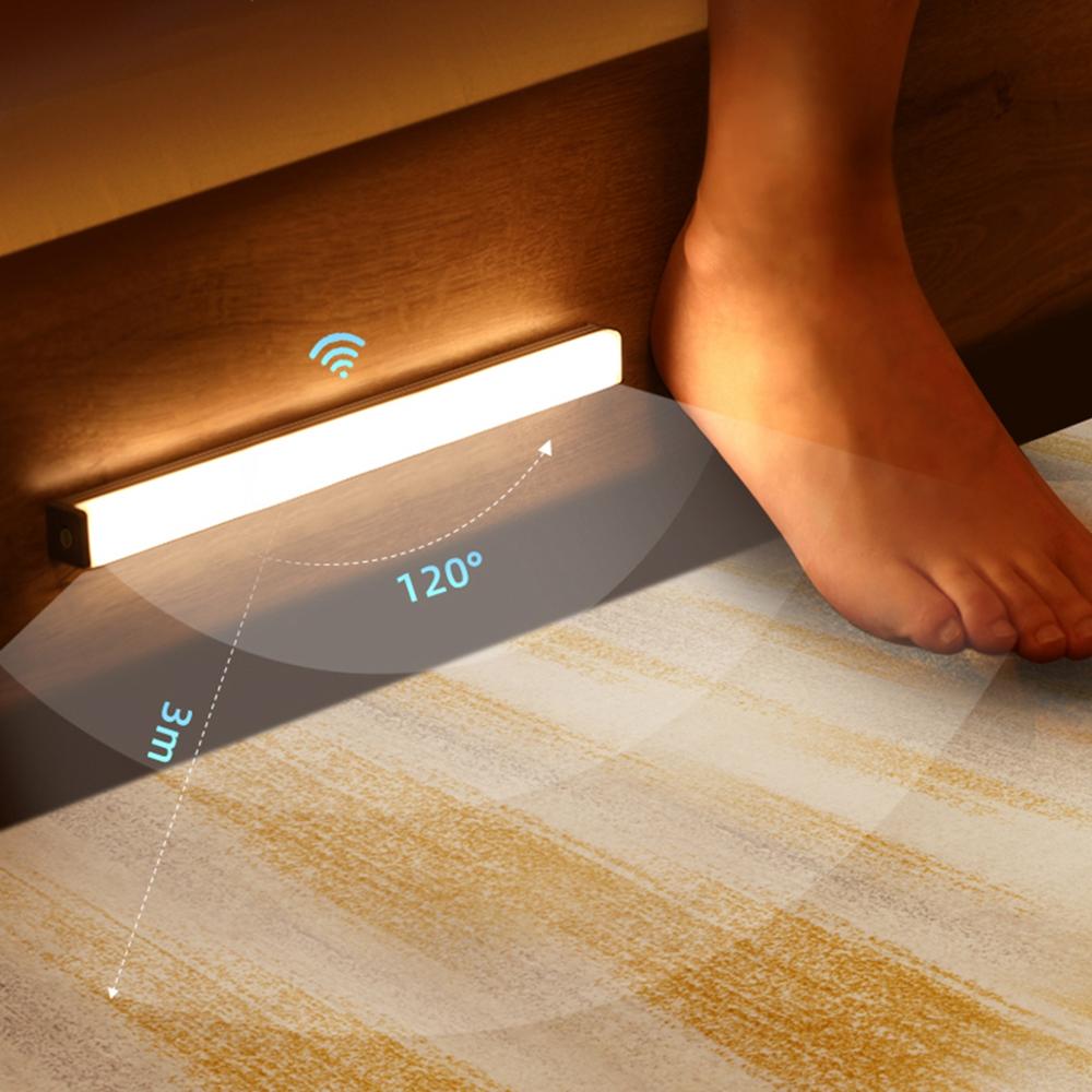 Elegantes LED-Lichtband mit Bewegungssensor und Magnethalterung