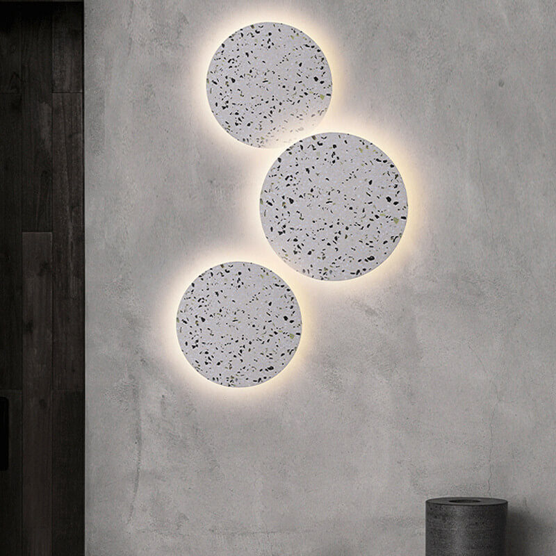 Moderne bunte Marmor-Wandleuchte – LED – 3 Größen