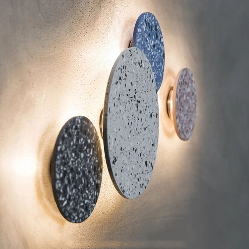 Moderne bunte Marmor-Wandleuchte – LED – 3 Größen