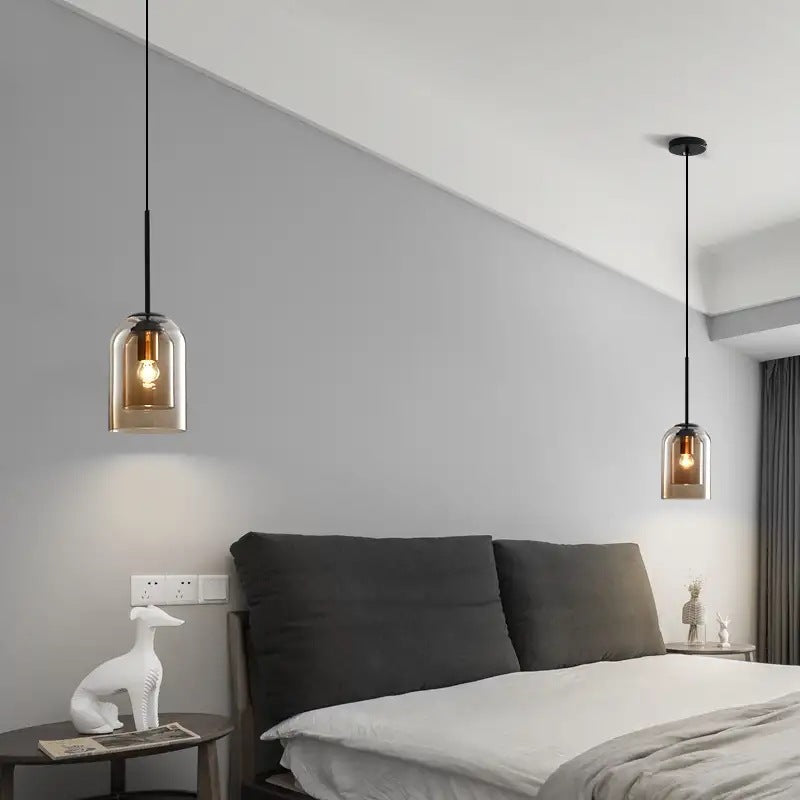 Nöro – Stilvolle skandinavische Glas-Pendelleuchte für Küche und Wohnzimmer
