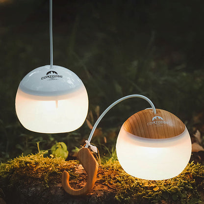 Tragbare LED-USB-Außenleuchte – Zum Aufhängen mit Haken, 12 Stunden Laufzeit