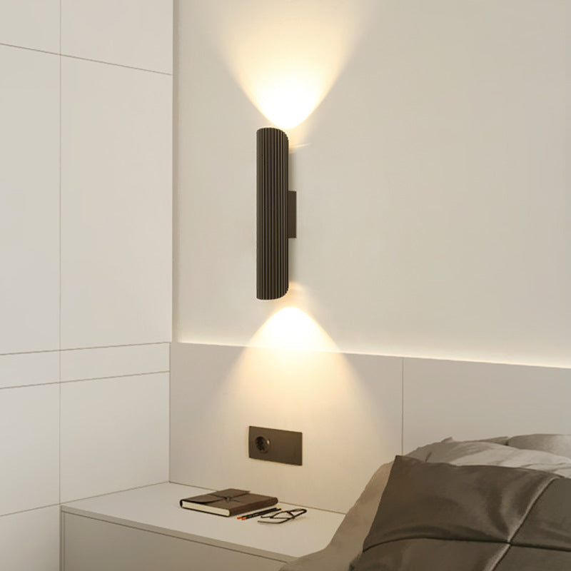 Skandinavische Wandleuchte – Weiß/Schwarz – LED 6W 600lm