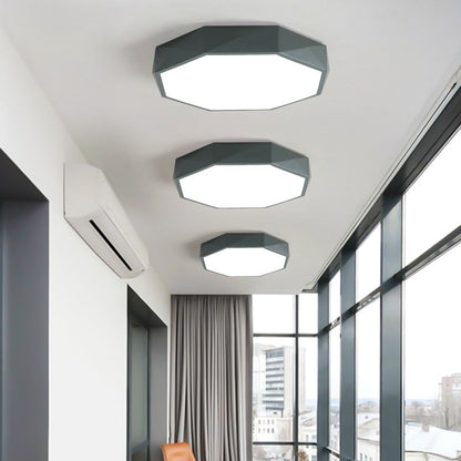 Moderne LED-Deckenleuchte im abstrakten skandinavischen Design