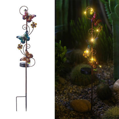 Bunte Solar-Gartenleuchte – LED-Erdspieß, wasserdicht IP44