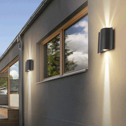 Moderne minimalistische Wandleuchte aus Aluminium und Acryl – LED – (2/4/6 Lichtquellen)