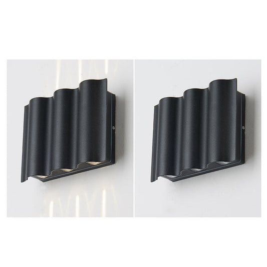 Moderne minimalistische Wandleuchte aus Aluminium und Acryl – LED – (2/4/6 Lichtquellen)