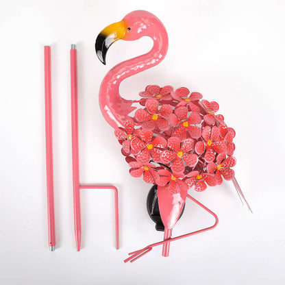 Solar-LED-Gartenleuchte Flamingo – Rosa – (1 LED)