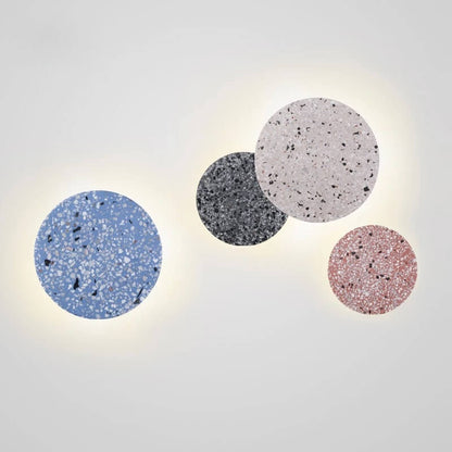 Moderne bunte Marmor-Wandleuchte – LED – 3 Größen