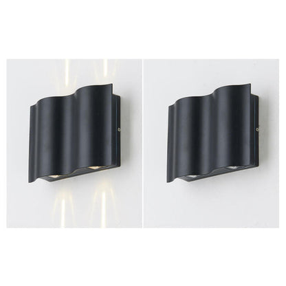 Moderne minimalistische Wandleuchte aus Aluminium und Acryl – LED – (2/4/6 Lichtquellen)