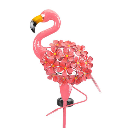 Solar-LED-Gartenleuchte Flamingo – Rosa – (1 LED)