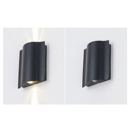 Moderne minimalistische Wandleuchte aus Aluminium und Acryl – LED – (2/4/6 Lichtquellen)