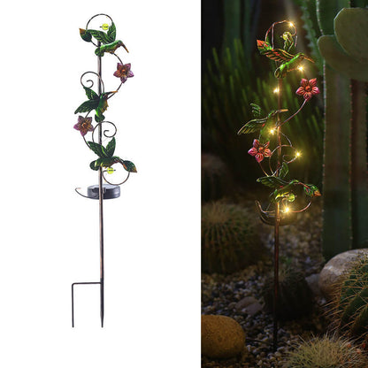 Bunte Solar-Gartenleuchte – LED-Erdspieß, wasserdicht IP44