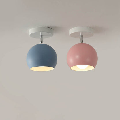 Moderne Skandinavische Minimalistische Deckenleuchte aus Eisen und Holz in mehreren Farben