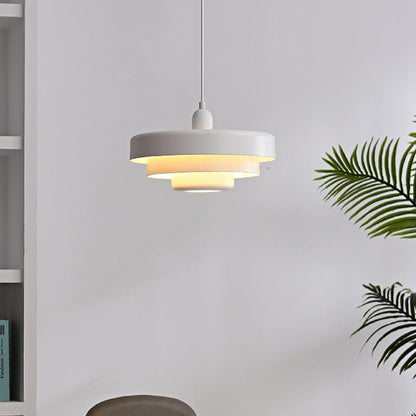 Runde stilvolle Eisen-Pendelleuchte – elegantes Industrial-Design für Zuhause und Küche