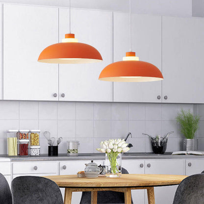 Moderne Aluminium-Hängeleuchte – E26-Fassung, mehrere Farben und Größen