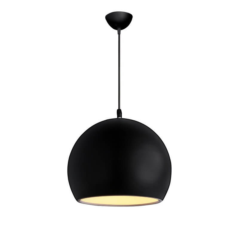 Moderne Aluminium-Hängelampe – Schwarz, Weiß, Gelb, Blau, Rosa, Rot, Grün, Grau – E26
