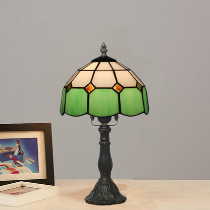 Designer-Tischlampe – Handgefertigtes Tiffany-Glas in verschiedenen Farben