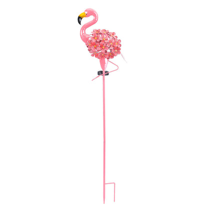 Solar-LED-Gartenleuchte Flamingo – Rosa – (1 LED)
