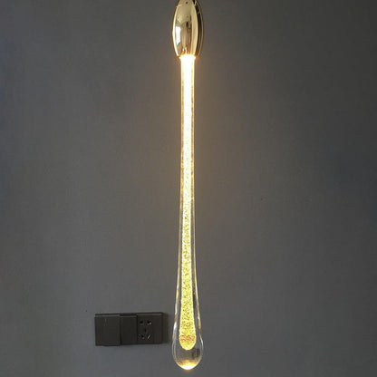 Stilvolle skandinavische goldene LED-Hängeleuchte – kurzes oder langes Design