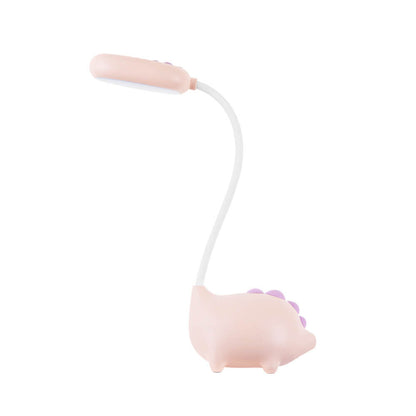 Stylische moderne Tischlampe mit integrierter LED und buntem Design