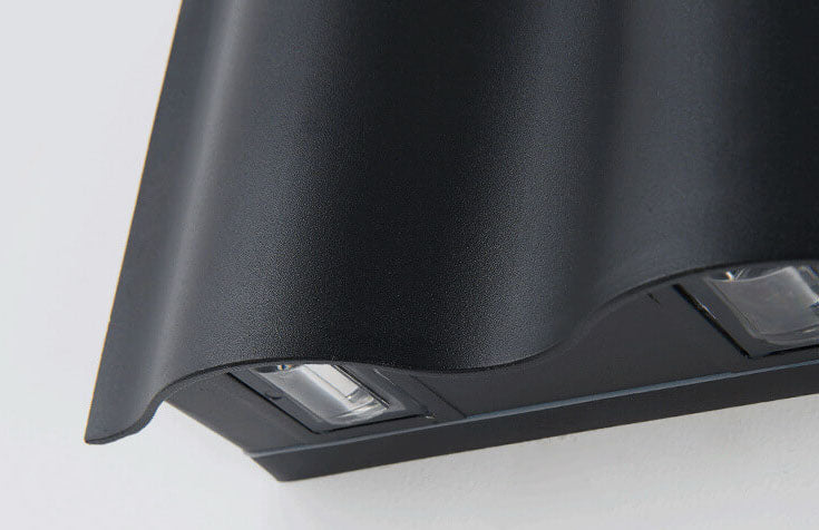 Moderne minimalistische Wandleuchte aus Aluminium und Acryl – LED – (2/4/6 Lichtquellen)