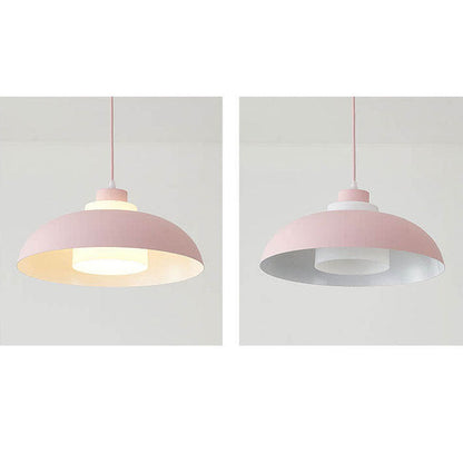 Moderne Aluminium-Hängeleuchte – E26-Fassung, mehrere Farben und Größen