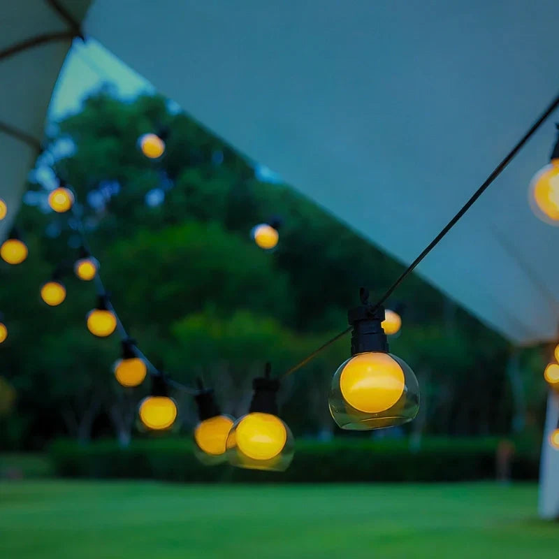Hawai Solar-Lichterkette – Warmes LED-Stimmungslicht mit Fernbedienung