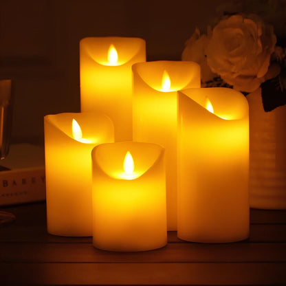 Autumn – Flammenlose Kerze mit stimmungsvollem Licht für eine warme Atmosphäre