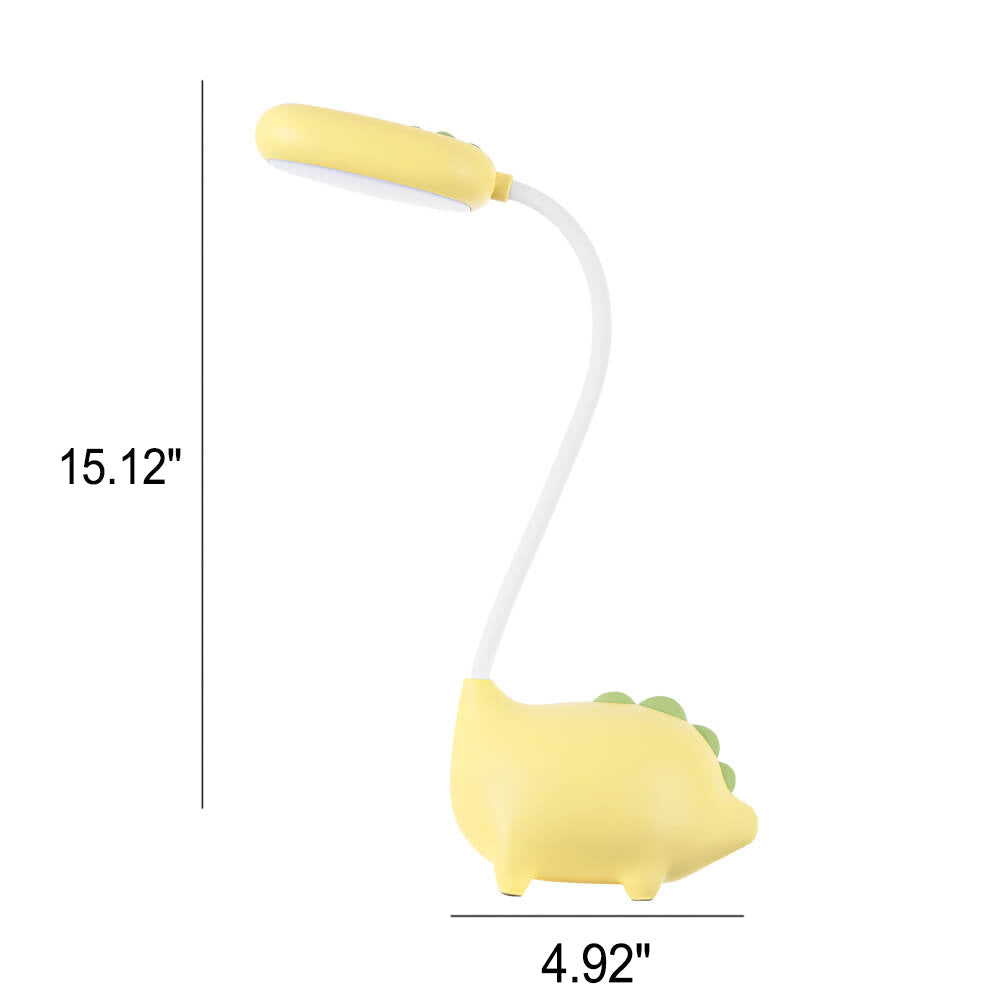 Stylische moderne Tischlampe mit integrierter LED und buntem Design