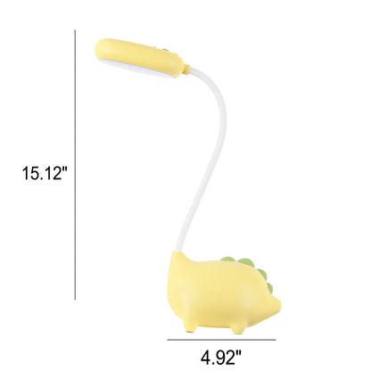 Stylische moderne Tischlampe mit integrierter LED und buntem Design