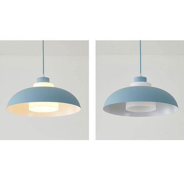 Moderne Aluminium-Hängeleuchte – E26-Fassung, mehrere Farben und Größen