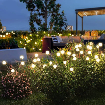Solar-LED-Gartenleuchte – Außenbeleuchtung mit modernem weißem Licht