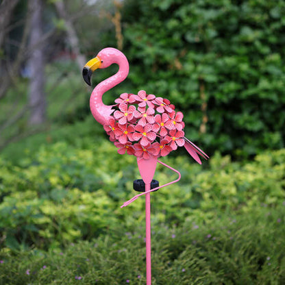 Solar-LED-Gartenleuchte Flamingo – Rosa – (1 LED)