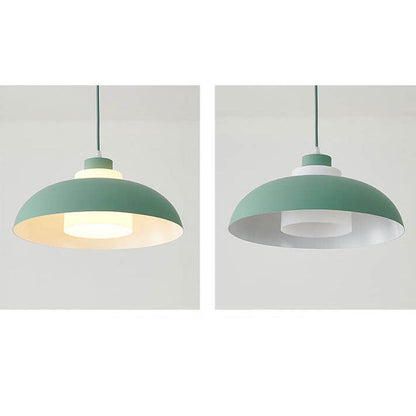 Moderne Aluminium-Hängeleuchte – E26-Fassung, mehrere Farben und Größen
