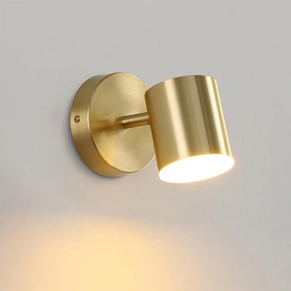 Skära – Minimalistische Wandleuchte mit integrierter LED und goldenem Finish