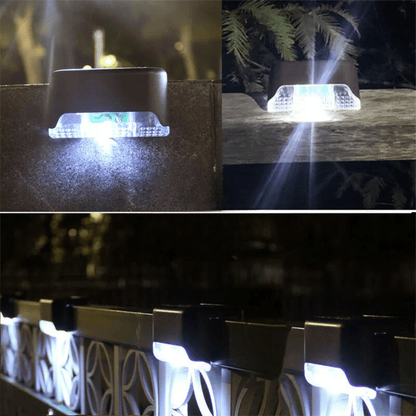 Sola – 4er-Set Solar-Außenleuchten mit automatischem Sensor und IP65-Wasserdichtigkeit