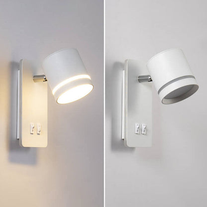 Elegante Wandlampe aus Eisen mit LED