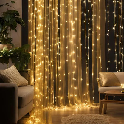 LED-Lichterkette – Warme Stimmungsbeleuchtung mit 8 Lichtmodi