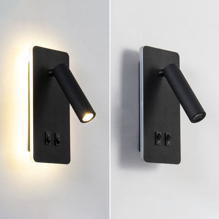 Elegante Wandlampe aus Eisen mit LED