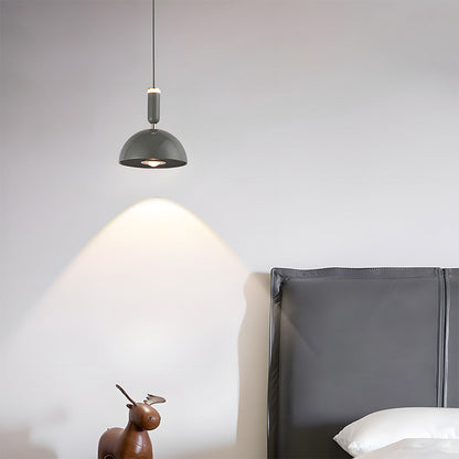 Skandinavische moderne LED-Pendelleuchte – Buntglas-Design mit minimalistischem Rahmen