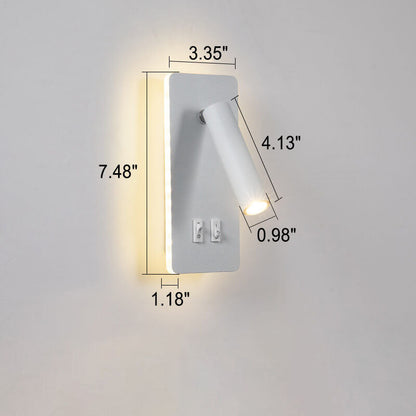 Elegante Wandlampe aus Eisen mit LED