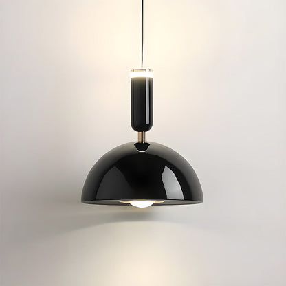 Skandinavische moderne LED-Pendelleuchte – Buntglas-Design mit minimalistischem Rahmen