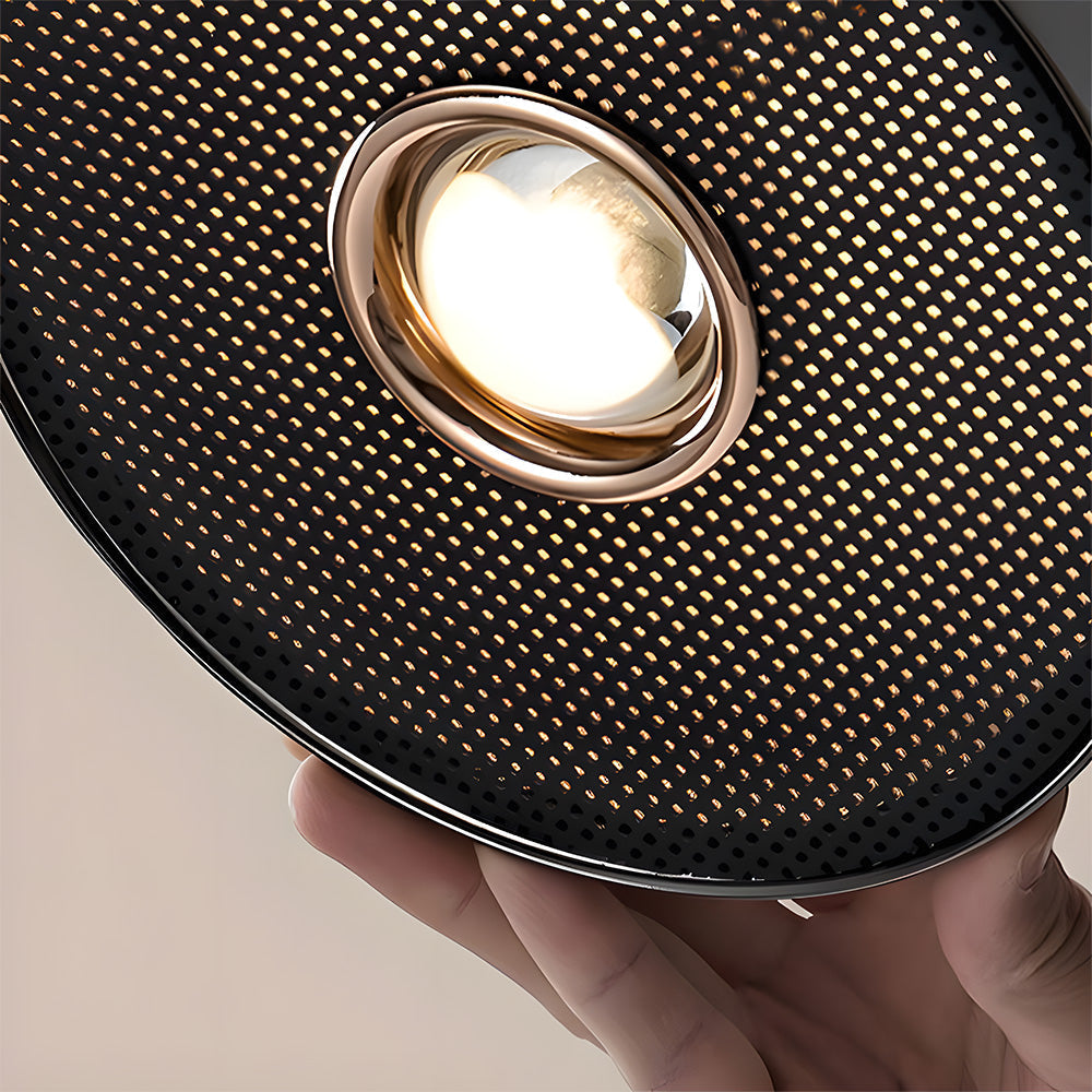 Skandinavische moderne LED-Pendelleuchte – Buntglas-Design mit minimalistischem Rahmen