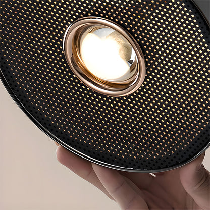 Skandinavische moderne LED-Pendelleuchte – Buntglas-Design mit minimalistischem Rahmen